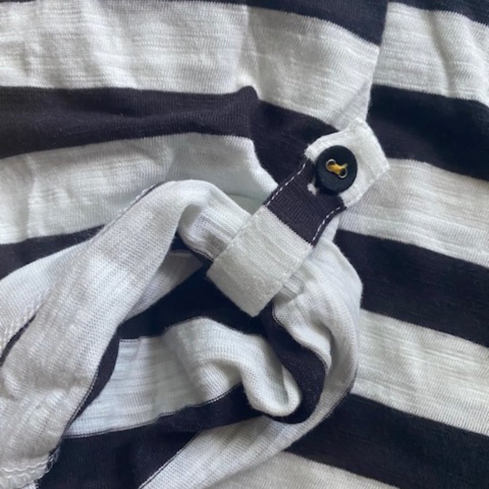 NWoT Anthropologie 9-Hi5 StCl Striped Sequined Shirt - Picture 5 of 6